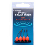 Drennan TODCR005 Dacron Пуллер Бусина Оранжевый Red 18-20 