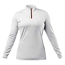 Купить Zhik atp-0080-w-wht-lll Футболка с длинным рукавом и полумолнией UVACTIVE™ tie-down strip Blanc 30x20x5 7ft.ru в интернет магазине Семь Футов