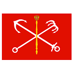 Флаг г.Санкт-Петербург Adria Bandiere 24B22 30х45 см