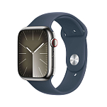 Apple MRMP3QL/A Watch Series 9 GPS+Cellular 45 mm Голубой  Silver / Steel Blue M-L