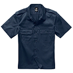 Brandit 4101-8-L Рубашка с коротким рукавом US Голубой Navy L