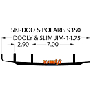 Купить Коньки для лыж снегоходв Ski-Doo и Polaris DS4-9350 DS4-9350 Woody's 7ft.ru в интернет магазине Семь Футов