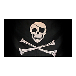 Пиратский флаг из полиэстера Nauticalia 6215 460x230мм