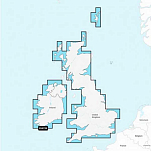 Navionics 010-C1346-40 MSD Regular EU072R Lagos&Ríos R.Unido&Irlanda Диаграмма  Multicolour