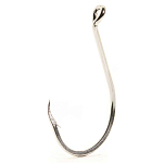 Mustad 92553S-SS-1/0-336-UNIT Classic Line Octopus Колючий Одноглазый Крючок 25 единицы измерения Серебристый Stainless Steel 1/0
