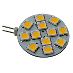 Goldenship GS10510 12-30V 2.2W G4 12 SMD 5050 Горизонтальная белая светодиодная лампа Серебристый Grey