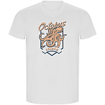 Kruskis CA66900101C070 Футболка с коротким рукавом Seafood Octopus ECO Белая White S