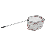 Abu garcia 1516968 Folding Landing Rubber Net Черный  Black Xl 