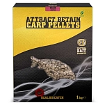 SBS 25513 рыболовные пеллеты Attract Betain Carp Кальмар и осьминог 1kg Бесцветный Light Brown 6 mm