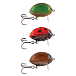 Salmo QBG015 Lil Bug FLO воблеры 20 mm  Black Bug