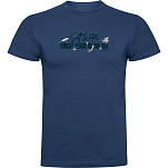 Kruskis CA65500586C078 Футболка с коротким рукавом Sweat Tears Голубой Denim Blue 2XL