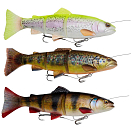 Купить Savage gear 72386 4D Line Thru Trout Мягкая приманка 400 Mm Многоцветный Perch 7ft.ru в интернет магазине Семь Футов
