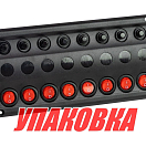 Панель бортового питания 8 переключателей, индикация, автоматы (упаковка из 6 шт.) AAA 10028-BK_pkg_6
