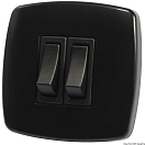 Contemporary switch N. 2 black, 14.484.12