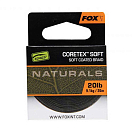 Купить Fox international CAC812 Naturals Coretex Soft 20 m Карповая Ловля Black 20 Lbs 7ft.ru в интернет магазине Семь Футов