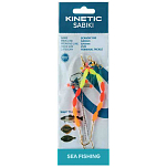 Kinetic F172-258-039 Sabiki Scandic Рыболовное Перо Бесцветный Yellow / Red / Orange