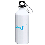 Kruskis MD4049S101S240 Stella Fish 800ml Алюминиевая бутылка Серебристый White