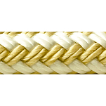 Seachoice 50-40051 Веревка для причала с двойной оплеткой 7.6 m Золотистый Gold / White 5/8´´ 