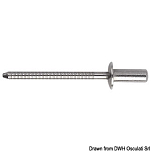 SS stud standard head 4 x 12mm - 1000 pcs/box, 37.218.11
