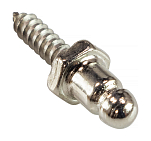 Ответная часть DOT для тентовой застежки на шурупе 15,88 мм, никелированная латунь 90X81636072A