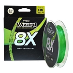 Wizard 30909-114 Плетёная леска 8X 135 m  Lime Green 0.140 mm
