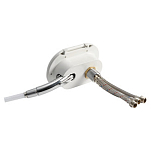 Oval shower box white PVC hose 4 m BULK package 10 pcs Osculati 15.240.21bu