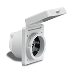 Силовой кабельный разъем Marinco Easy Lock 301EL-BXPK 16А 230B IP56 3-контактный двухполюсный однофазный квадратной формы, Osculati 14.301.00
