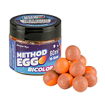 Benzar mix 98980335 Bicolor Method Egg 12 mm Поп-апы с ананасом и сливой Бесцветный