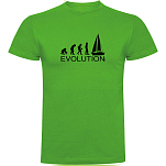 Kruskis CA65500683S133 Футболка с коротким рукавом Evolution Sail Зеленый Green 3XL