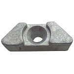 Recmar REC6E5-11325-00 Yamaha цинковый анод Серебристый Grey