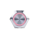 Купить Sierra 11-AV10030R Кнопочный выключатель Halo AV10030 10A Silver / Red 7ft.ru в интернет магазине Семь Футов