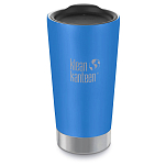 Klean kanteen 1003064 Изолированный стакан 470ml Голубой Pacific Sky