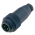 Philippi 402094405 Serie 692 16A 4 Штыревой штекер  Black