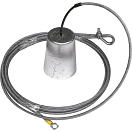Купить Plastimo 420995 1.1kg Магниевый подвесной анод Серебристый Silver / Black 7ft.ru в интернет магазине Семь Футов