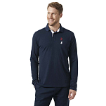 Helly hansen 34243_595-2XL Поло с длинным рукавомным рукавом Skagerrak Quikdry Rugger Голубой Navy 2XL