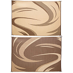 Mings mark inc 672-SD8187 Swish Ковровая Дорожка Коричневый Brown / Tangerine 2.44 x 5.49 m 