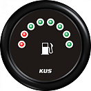Купить Светодиодный указатель уровня топлива KUS BB KY10216 Ø52мм 12/24В IP67 240-33Ом 8 светодиодов чёрный/чёрный 7ft.ru в интернет магазине Семь Футов