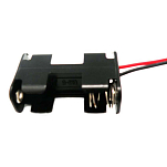 Euroconnex 2536 2536 2xR1 Cable Держатель Батареи Серебристый Black