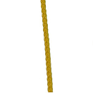 Купить Poly ropes POL2204041020 50 m полиэфирная веревка Желтый Yellow 2 mm  7ft.ru в интернет магазине Семь Футов