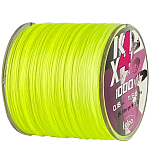 Kolpo 0453014-18 Kx4 1000 m Плетеный  Yellow 0.180 mm