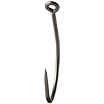 Mustad CW58XSAP-TX-6-25H Apex Wide Dry Одноглазый Крючок Без Бородки Silver 6