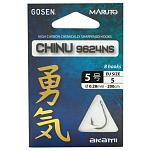 Akami 012475 Chinu Связанные Крючки Серебристый Transparent 5 