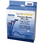 Sierra 47-88281 MC5.0-5.7-6.2L V8 MPI Провода для свечей зажигания Premium Marine Голубой