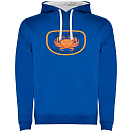 Купить Kruskis SU1067060501C075 Толстовка с капюшоном Fresh Crab Two-Colour Голубой Royal Blue / White 3XL 7ft.ru в интернет магазине Семь Футов