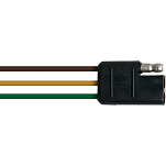 Ancor 639-249114 8´´ 3-полосный Коннектор женский 8´´ Черный