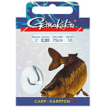 Gamakatsu 140155-00800-00024-00 Booklet Carp 3510F Палатка Крюк 0.240 мм Черный NS Black 8 