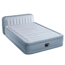 Купить Intex 64450 Надувной матрас Dura-Beam Deluxe Plush Queen Size With Headboard Серебристый Grey 152x236x86 cm 7ft.ru в интернет магазине Семь Футов