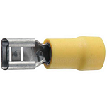 Euromarine 001255 Женский клип Terminal 100 единицы Yellow 6.3 mm