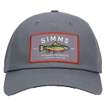 Simms 12221-1343-00 Кепка Single Haul Gunmetal Trout 15x10x10