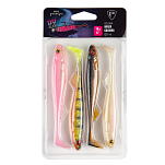 Fox rage NMC037 Slick Shad Мягкая приманка 130 mm 4 единицы измерения Multicolor UV